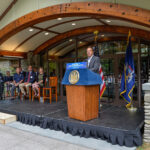 July 19, 2016- Castile, NY - Governor Andrew Cuomo dedicates The Humphrey Nature Center at Letchworth State Park