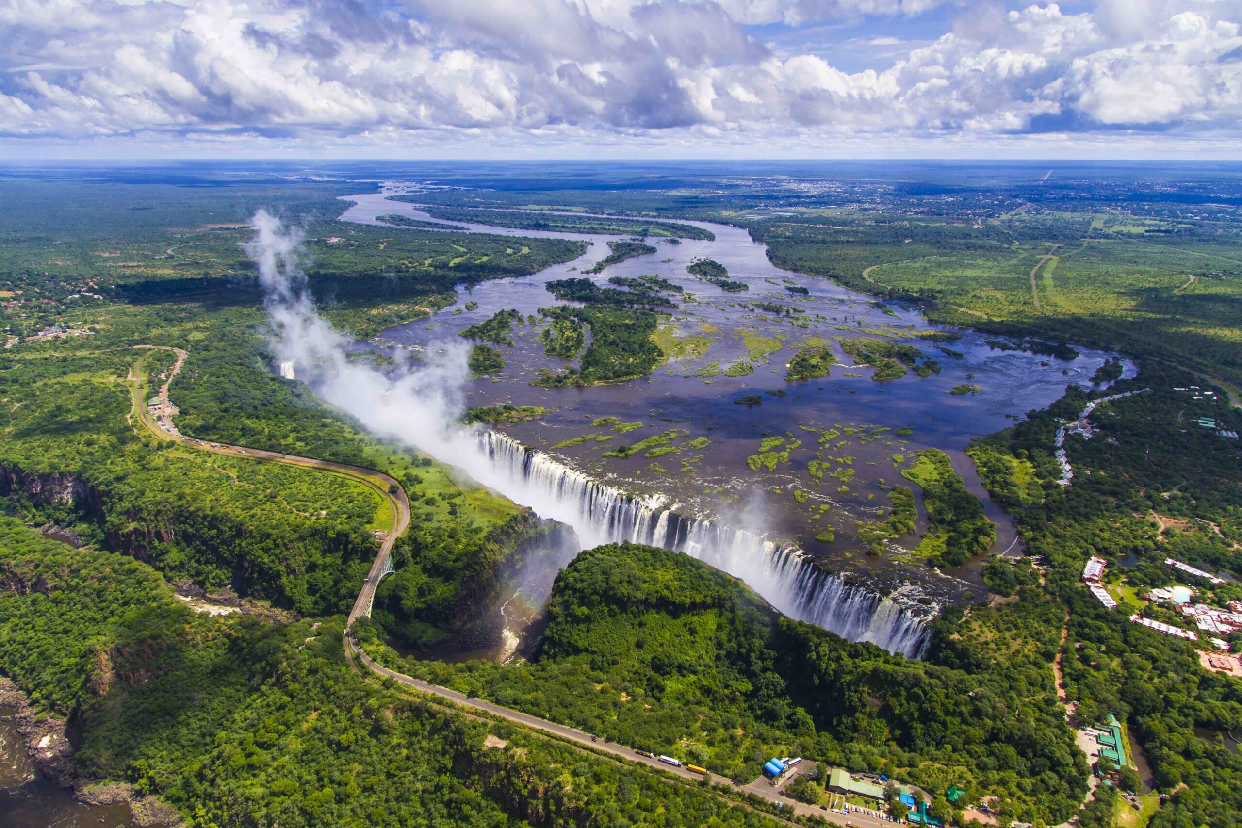 Victoria Falls, aerial view Photo Credit: The Victoria Falls Regional Tourism Association