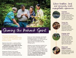 Akwesasne Travel trifold brochure